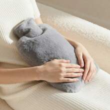 1 件毛绒热水袋，暖肚子，毛绒加热垫，缓解痛经，热敷，暖手宝