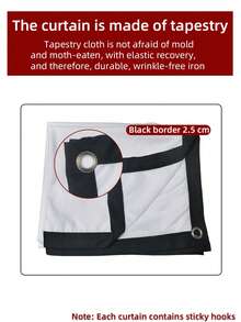 GAINVANE 便携式简易软投影仪幕布高清家用户外投影仪幕布60/72/84/100/120/150英寸可折叠投影布背投皮影戏