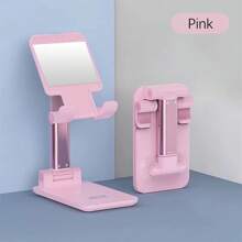 VIKEFON Foldable Mobile Phone Holder Stand Tablet Desk Mount Table Adjustable Desktop Live Slouchy Bracket Support For All Phones Compatible With IPhone, Android Phone, Gift For Birthday, Family, Friends Phone Stand, Phone Accessories Compatible With IPhone, Android Phone, Gift For Birthday, Family, Friends