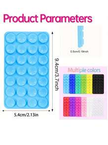 Doppelseitiger Silikonhalter mit Saugnapf für Handy - Speziell für Selfie und Videoaufnahmen, starker Griff, kompatibel mit iPhone und Android - Klebender Silikon Halter, geeignet für den Duscheinsatz, ideal für Videoaufnahme und Fotografie, Schulmaterial, Schule