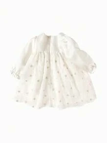 Balabala Tüllkleid für Kleinkind Mädchen - besticktes Prinzessinnen-Partykleid süß und stilvoll