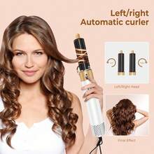 ATOPSKINS 1000W Air Styler 5 In 1 Hair Styler Set With 320 Millions Negative Ionic Hot Air Styler With Hair Dryer Brush, Hair Dryer Curler, Auto Curling Wands, Air Stylers For Women