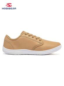 Men's And Women's Sports Shoes Wide Toe Shoes Solid Colours Lightweight Outwear Comfortable Lace Up Women's Shoes Walking Shoes Men's Shoes Soft Bottom Lightweight Barefoot Shoes - Champagne - View 9