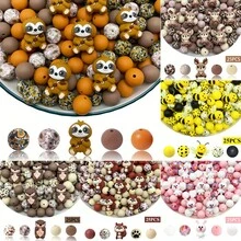 Bộ 25 hạt silicon - Lười/Loạt động vật 3D, nhiều màu sắc và hoa văn | Thiết kế vui tươi | Hạt hoàn thiện mịn - Thích hợp cho đồ thủ công DIY như móc chìa khóa, vòng cổ, vòng tay, bút trang trí, đồ trang sức và mặt dây chuyền - Đồ trang trí ngày lễ sáng tạo & Vật dụng làm đồ trang sức - Lười/Loạt động vật 3D - Xem 8