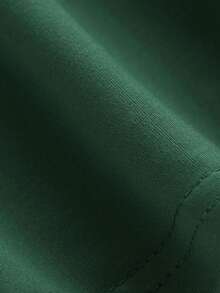 青少年男童滑板印花圆领T恤，夏季休闲柔软上衣 - 墨綠色 - 查看 4