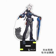 Game Anime 1pc Zenless Zone Zero,15cm Acrylic Stand Keychain Desktop And Home Decoration, Display Stand Person Model, Id Al-Adjha A Graduation Gift For Friends, Backpack For School