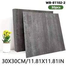 15pcs/30pcs Marble Matte Self-Adhesive Vinyl Flooring & Wall Stickers, Thick, Wear-Resistant, Easy Installation DIY Home Decor For Living Room, Kitchen, Bedroom, Office, Bathroom - Multicolor - View 19