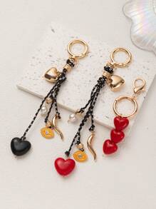 1pc Niche High-End Temperament Versatile Retro Elegant Simple And Atmospheric Bag, Luggage, Keychain Woven Pendant.