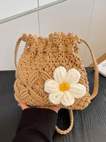 Geantă mică crossbody din paie țesută nouă pentru femei, geantă de umăr casual împletită unică pentru plajă, geantă plic la modă, geantă crossbody versatilă pentru vacanță și plajă