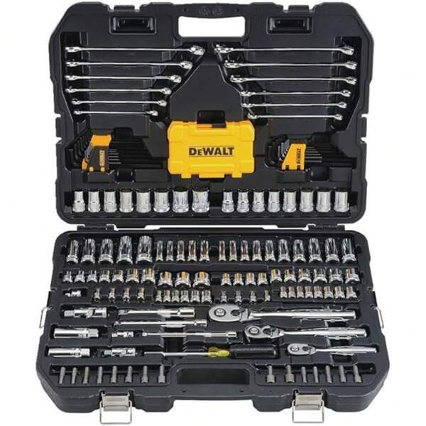 46pcs Premium Professional Tool Kit, Including Ratchet Wrench Set, Torque Wrench, Auto Spare Parts & Mechanical Repair Kit, Suitable For Car & Bicycle Maintenance