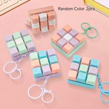 1pc Relax Keyboard Pendant Finger Press Creative Relax Button Toy, Keychain Activity And Party Supplies,Party Small Gift Party Keychain Keychain Gift Bag Pop Fidget Toy - Multicolor - View 14