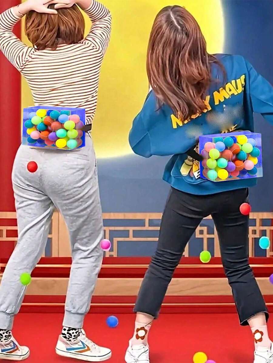 32 peças/Conjunto Caixa de Bolas de Chocalho de Ovo, Objeto Cênico Divertido para Trabalho em Equipe para Festa Corporativa, Reunião Anual, Atividades em Grupo, Jogo de Punição