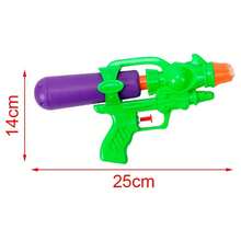 1把 14x25cm玩具水槍 夏天戲水呲滋射噴，戲水玩具