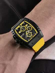 NAVIFORCE NAVIFORCE Multifunction Men's Wristwatches Silicone NFRM8025 Waterproof Sports Male Watches Casual Quartz Calendar Man Chronograph ,For Men, For Boyfriend, Birthday, Gifts, Climbing,Outdoor