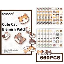 880 Pcs Cute Cat Shaped Pimple Patches, Facial Cover - Fragrance-Free, Paraben-Unisex Adult, All Skin Types Compatible, No Fragrance, No Alcohol, No Components Included - Multicolor - View 4