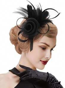 1 Stück Tee Party Fascinator Hut für Frauen, Kentucky Kopfschmuck, Derby Pillbox Kirchenhut für Hochzeit