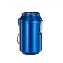 1 pieza Cenicero portátil de metal con forma asimétrica, adecuado para coche, dormitorio, sala de estar, regalos para hombres, Día de San Valentín, mujeres, artículos escolares, accesorios de fumar femeninos, almacenamiento de cigarrillos