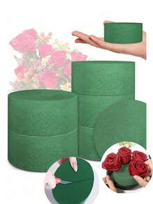 1/5/10/20颗装，直径3.15英寸的绿色圆形花泥，是花艺师常用的花泥，适用于鲜花、DIY插花、婚礼、节日和派对装饰。也适用于多肉植物、花束、干花和人造花。可用于家居装饰、房间装饰、婚礼装饰、卧室装饰、卧室用品、生日装饰、桌面装饰、厨房装饰和派对装饰。 - 圓形綠色 - 查看 3