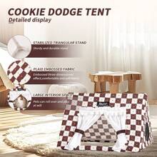 ITANDME Meerschweinchen Unterschlupf mit Vorhang ohne Boden Kaninchen Bett Kaninchenbetten leicht zu reinigen & stabil Igel Bett Kleintier Bett für Frettchen Eichhörnchen Chinchilla Hamster Maus Ratte