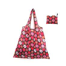 1 Stück (mit Münztasche) modische bedruckte Tragetasche mit großem Fassungsvermögen, tragbare faltbare Einkaufstasche, Schultertasche, wiederverwendbare Tasche