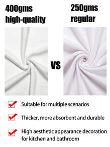 2pcs 400gsm Thick Super Soft Microfiber Starfish & Shell Printed Modern Minimalist Design Water-Absorbing Non-Shedding 17.7"X27.6" Rectangular Towels, Versatile For Kitchen, Bathroom, Living Room, Bedroom, Great Gift For Parents And Friends