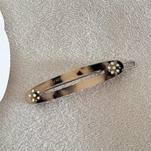 2 buc agrafe de păr ovale cu strasuri, agrafe elegante cu breton francez, accesorii laterale pentru păr, accesorii de vară, călătorie, agrafe cu gheare, agrafă cu capsă, agrafe pentru păr, agrafă de păr, gheare de păr