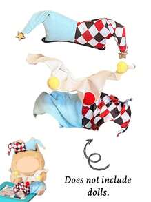 1 Set Cute Cartoon Doll Clothes, This Starry Sky Themed Set Breaks The Boundaries Of Ordinary Gifts, Endows The Doll With A "Character Story", Making The Gift More Meaningful And Adding Narrative Depth To The Display Of Collectibles
