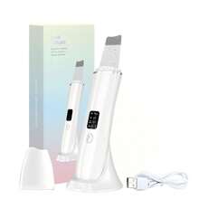 Electric Pore Cleaner, Blackhead Remover Tool For Facial And Nose, Ultrasonic Exfoliation Device, Portable USB Rechargeable Home Beauty Instrument