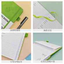 Libreta de direcciones con pestañas alfabéticas, libreta de direcciones de tapa dura con letra grande para registrar contactos, pequeña libreta de direcciones para almacenar toda tu información importante en un solo lugar 5.2 X 7.8", útiles escolares, regreso a la escuela - Multicolor - Ver 5