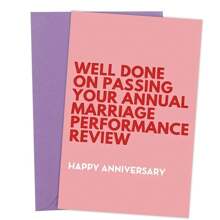 1PC Funny & Unique Text Greeting Card For Love, Anniversary, Anniversary Day Gift For Partner, Suitable For Gifts To Partners ( Included Envelope )