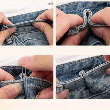 1 Piece Women's U-Shaped Steel Ball Clip - Invisible Belly Clip, Used For Adjusting Jeans And Pants, Stable Metal Buckle, Multi Occasion Use (Casual, Wedding, Party), Belly Strap, Casual Accessories, Wedding Accessories, Smooth Metal Appearance, Durable Fabric Clip, Simple Design, Sturdy Structure, Matching Accessories
