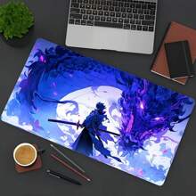 Game Dragon Boy Pattern MousePad, Anime Mouse Pad, Desktop Pad, Sewed Edge Mouse Pad Keyboard Pad Suitable For Gamers And Office School Supplies,Back To School