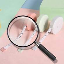 1pc SoftTouch Retractable Measuring Tape, 60 Inch Mini Double-Sided Flexible Measuring Tape, Used For Sewing, Tailoring, Weaving, Durable Blades, Portable Body And Fabric Measuring Tools - 綠色 - 查看 3
