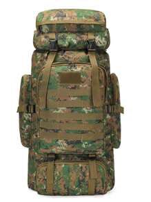 Uma mochila grande unissex para montanhismo ao ar livre, viagens de verão, bolsa esportiva, bolsa de armazenamento profissional para viajantes e praticantes de trilhas.