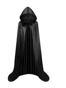 1 Stück Polyester Karnevalsthema Umhang - Unisex bodenlanger Kapuzenumhang, geeignet für Halloween, Weihnachten, Ostern, Thanksgiving, Geburtstagspartys - Cosplay und Party Kostümzubehör, ohne Federn, nicht elektrisch