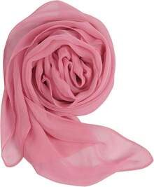 2025PANTONIGHT Long Chiffon Sheer Scarf For Womens - 716 Pink - View 3