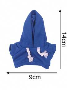 Macaron Color Hoodie Suitable For 17cm Blind Box Figurine Pendant Doll Outfit, Match (Doll Not Included) - Multicolor - View 16