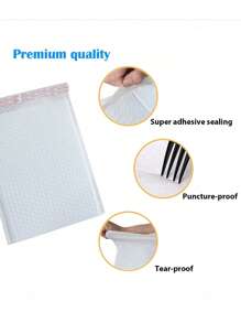 50 Pcs Bubble Mailers Bubble Usable Bubble Envelopes Small Packaging Mailing Envelope Shipping Bag Bulk Pack Self Seal Package Packing Business Supplies School Supplies, Back To School