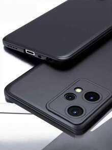 1 pieza Funda para teléfono Vivo negra, Cubierta de teléfono, Carcasa protectora, Carcasa exterior, Funda de teléfono, Funda de teléfono anti-caída, Funda de teléfono negra, Funda de teléfono simple, Funda de teléfono de unicolor, Funda de teléfono negra, Funda de teléfono TPU anti-caída (anti-caída de grado militar), Funda de teléfono ligera, Carcasa exterior del teléfono, Funda de teléfono, Funda anti-caída para teléfono, Funda de teléfono, Carcasa protectora, Carcasa exterior del teléfono, Funda de teléfono anti-caída - Negro - Ver 3