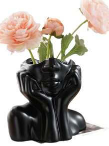 1pc Human Form Decorative Desk Organizer, Multi-Functional Pen/Makeup Brush Holder