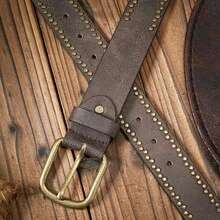 Fitness Belts - Camel Gold Buckle - View 4