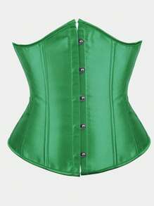 Women's Waist Trainer Corset Top, Adjustable Back Tie Crop Top, Suitable For New Year Party, Valentine's Day, Holiday, Halloween Costume