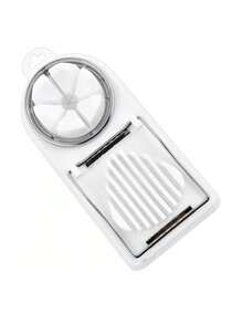 1pc Egg Slicer, Egg Cutter For Hard Boiled Eggs, Strawberry Slicer, Stainless Steel Wire Egg Slicer Dicer, Egg Slicer For Kitchen - Multicolor - View 10