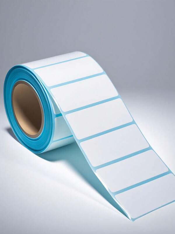 1 rolo com 800 etiquetas térmicas multiuso, etiquetas brancas autoadesivas de 50 x 20 mm, resistentes a arranhões, à prova d'água, antiferrugem e poeira, adequadas para escritório, casa e cozinha