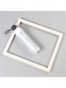 1把8根加厚PVC透明折叠伞，户外拍照旅行三折伞，适用于学校、办公室、家庭、旅行、春夏精选、伴娘礼物、房间、卧室装饰、海滩、旅行、男女通用、度假、可爱小物 - 彩色 - 查看 9