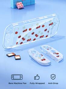Ayotu 1 pièce Étui de protection transparent pour manette de jeu 2 7,9 pouces (2025)/Switch OLED, résistant aux chocs et anti-rayures, facile à mettre et à enlever. Conçu avec des découpes spécialement placées, permettant l'accès à toutes les parties de la Switch et à tous les boutons.