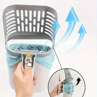 1 Stück Katzenstreuschaufel mit abnehmbarer Aufbewahrungsbox, Großraumdesign geeignet für Mehrkatzen-Haushalte, geruchsdichte versiegelte tragbare Reinigungshilfe