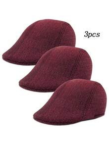 D EXCEED 1/3/6 PCS Newsboy Cap For Men | Vintage Outdoor Driving Hat For Camping, Golf, Travel, Working - Multicolor - View 19