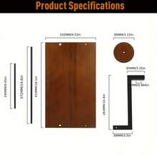 Soporte de pared para cascos, placa soporte para exhibir y almacenar cascos de motocicleta con 4 ganchos para guantes, para la mayoría de cascos y ropa - Unitalla - Ver 2