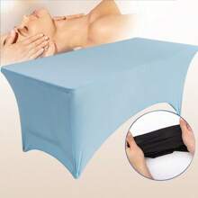 1 pièce Drap-housse de table de massage de salon de 6 pieds, extensible, pour extension de cils, pour table de massage de lit de beauté de salon